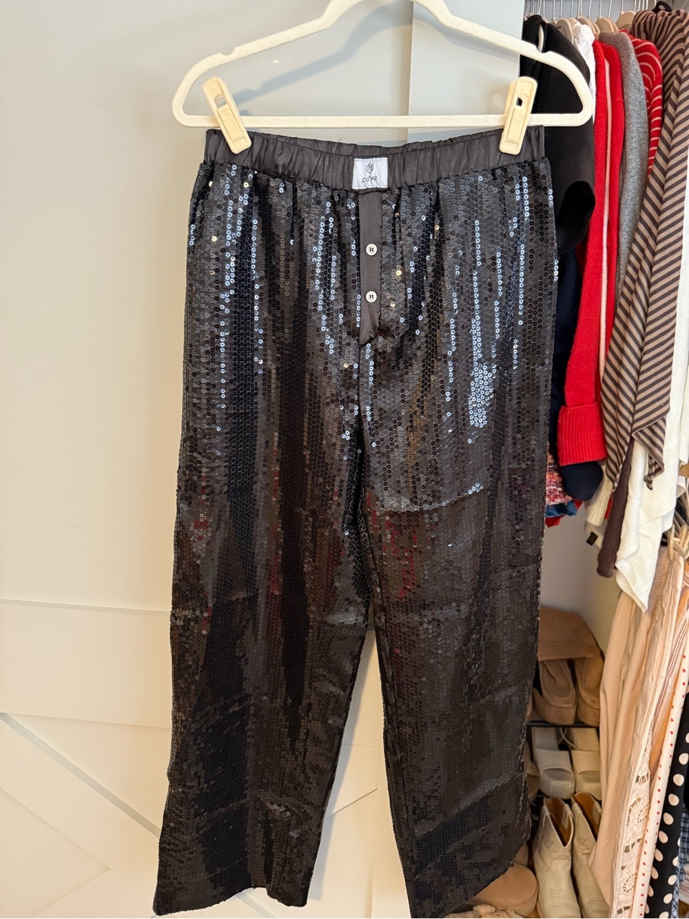Parke Sequin Pants size L, never worn